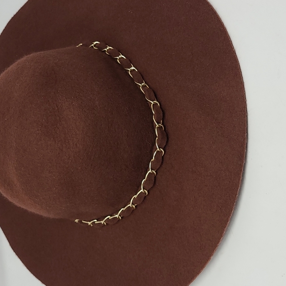 Adora Women's Wool Brown Hat One Size - Picture 2 of 5